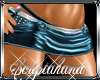 Blue PVC Mini Skirt