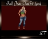 S.T FALL JEAN OUTFIT(GRN