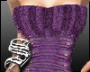siu-fur dress purple