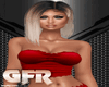 red casual set