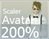Avatar Scaler 200% m/f