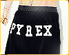 23. Black pyrex shorts