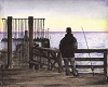 man on the pier