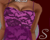 *S* Silky Purple Dress
