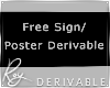 Sign / Poster Derivable