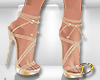 D| Reveillon Gold Heels