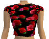 Red Rose Baby Tee