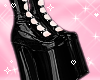 Latex Boots Black