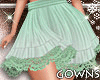 Linen Skirt Mint