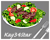 Salad Steak & Silverware