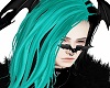 Androgynous Black&Teal