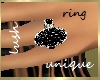 Diamond Ring-Black/Lush