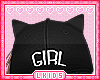 KIDS Hat Girl Black