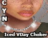 Iced VDay Choker