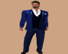 Navy Plaid Suit