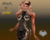 Black N Gold Gown