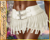I~White Fringe Skirt