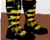 Black and Yellow Boots