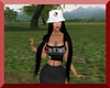 ~ White Hat & Black Hair