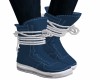 BLUE Sneaker Boots