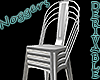 Metal Chair Stacked