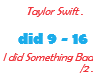 Taylor Swift / Bad / 2
