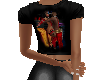 girl black t-shirt