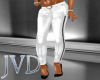 JVD White Leather Pants