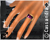 [C] Pink Sapphire Ring L