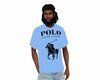 His Polo Baby Blue Tee