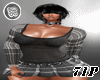 DYION PLAID SET BLACK