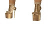 SHOES GOLD FURHIGH STEP