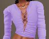 CRF* Laced Lavender Top