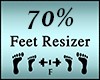 ₢ Feet 70%