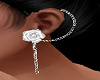 H/White Rose Earings