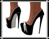 Black & White Bow Heels