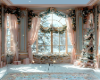 Blush Christmas Scene Bg