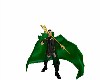 Loki's green cape
