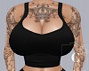 Black tank top + ink