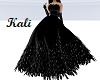 Black Feather Gown