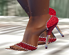 Red Open Toe Shoes