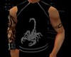 t shirt scorpion noir