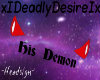 His Demon -Headsign-