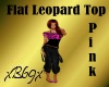 [B69]Pink Flat Leop Top