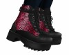 PINK LEOPARD  BOOTS