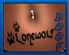 F.. Lonewolf  belly tat