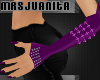MrsJ Purple Spike Gloves