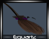 Halloween Broom Purple