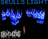 Blue Flame Skull Light