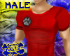 Wolf Paw Red Shirt